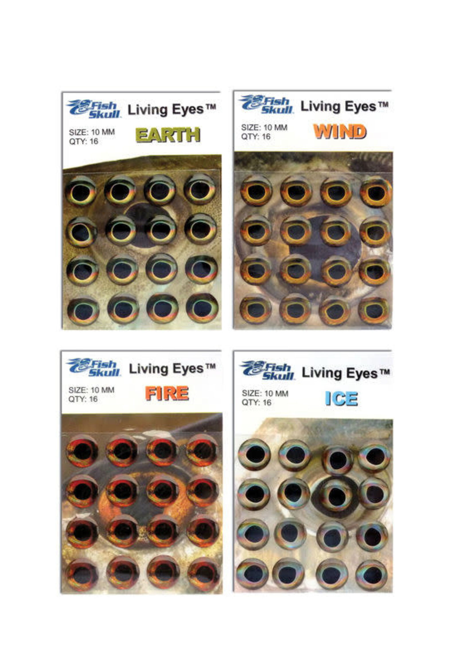 Flymen Fishing Company Flymen Fish-Skull Living Eyes