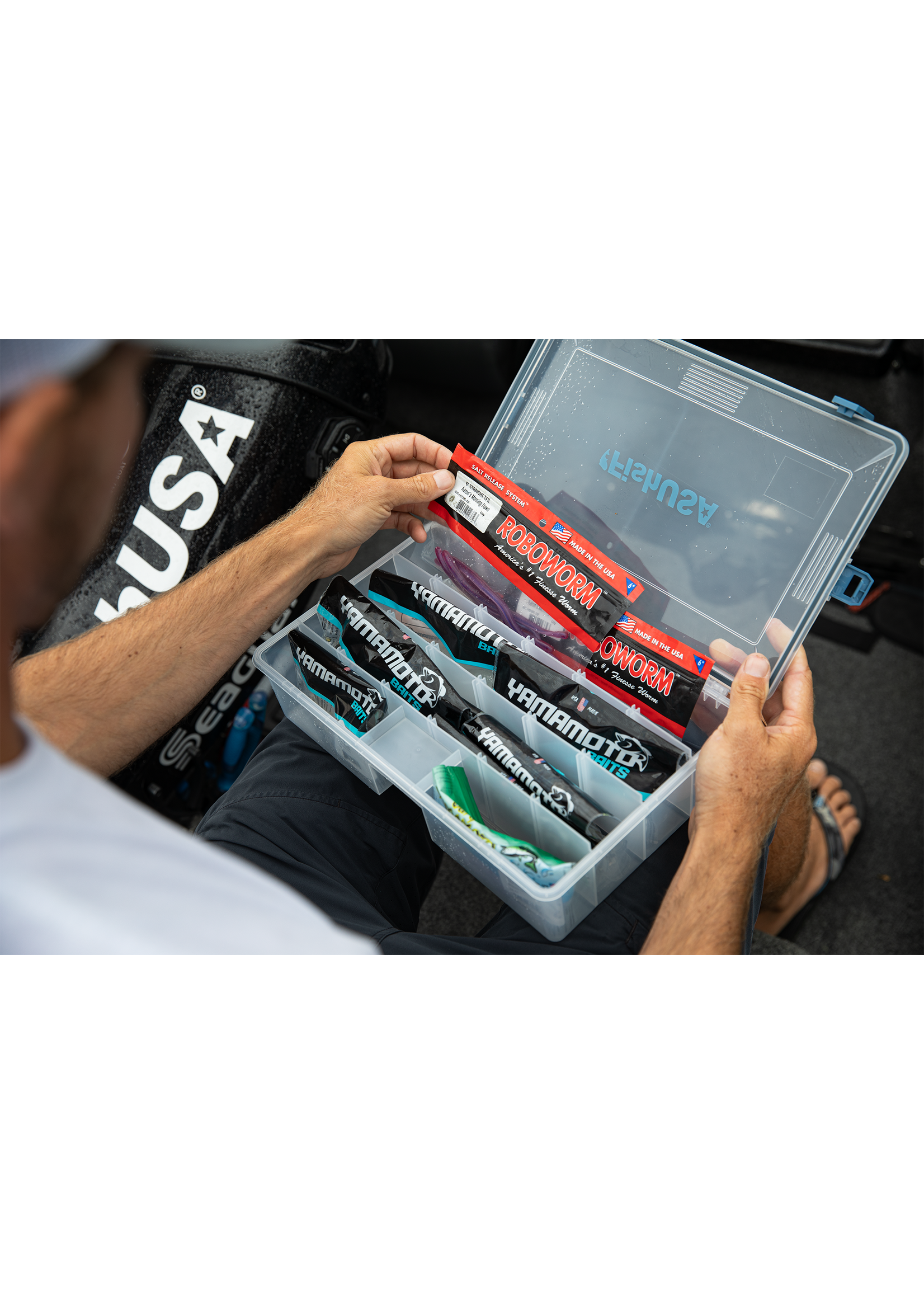 FishUSA FishUSA Flagship Large Deep Waterproof Tackle Box