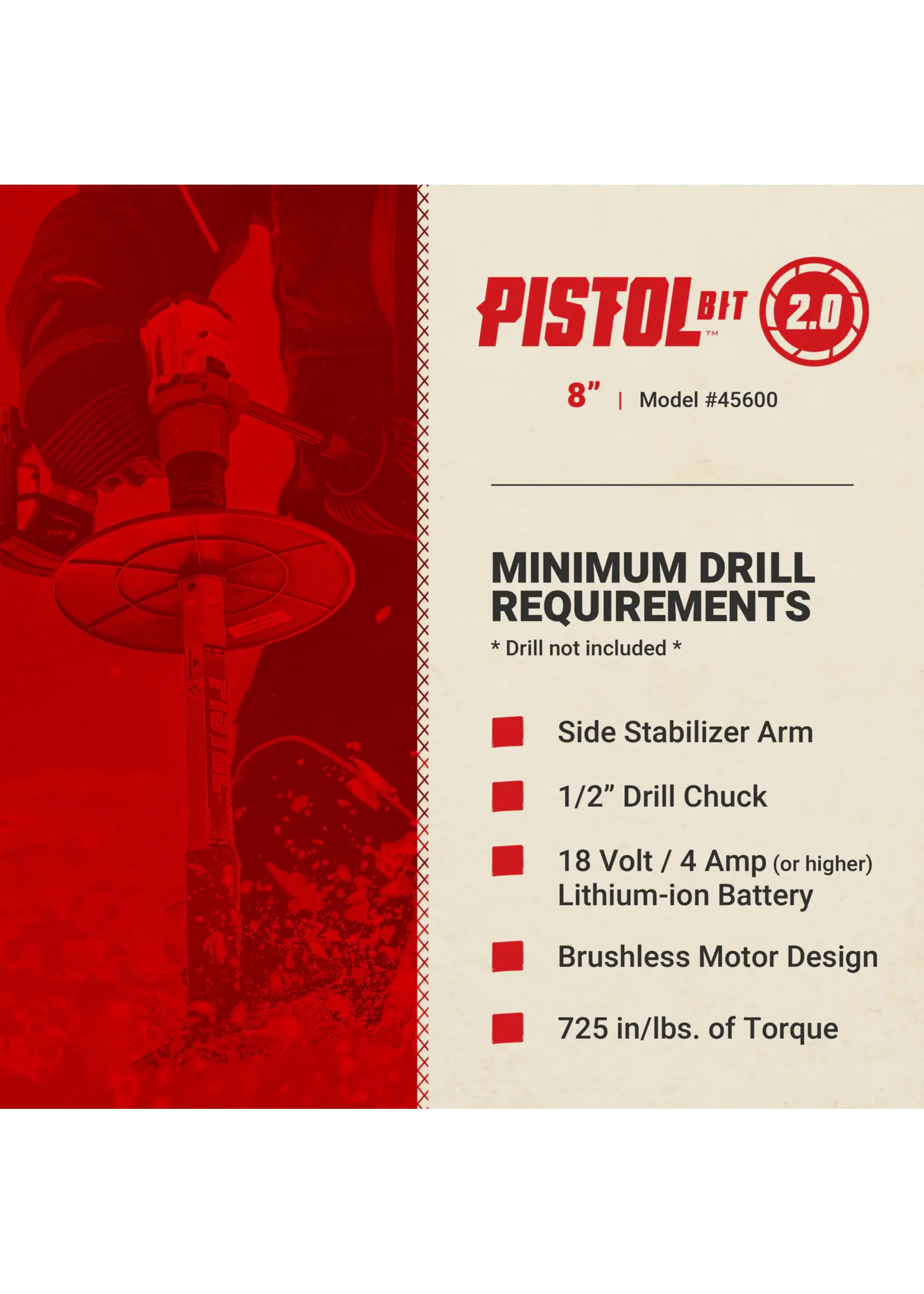 Eskimo Eskimo Pistol Bit 2.0 Drill Auger