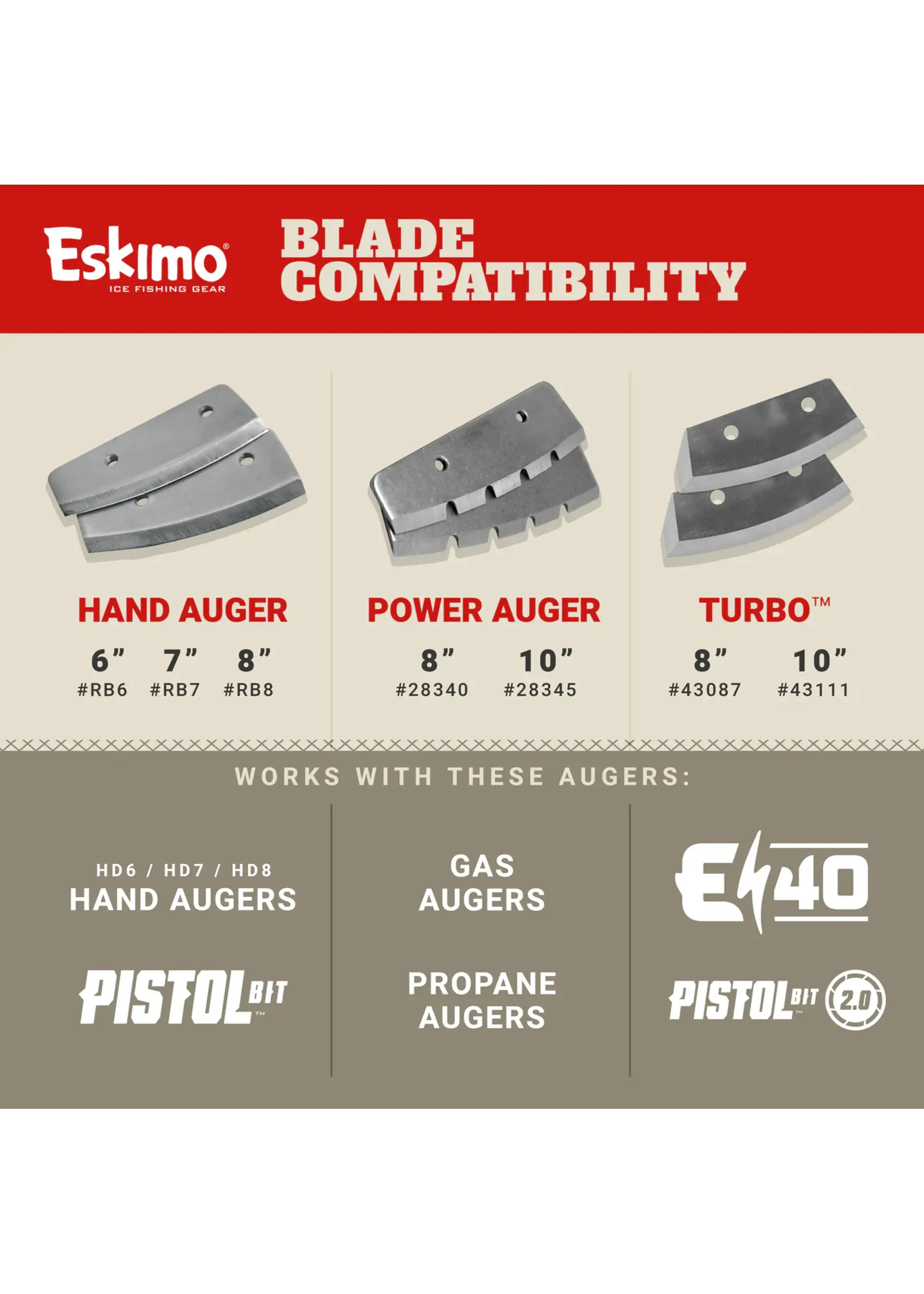 Eskimo Eskimo Pistol Bit 2.0 Drill Auger