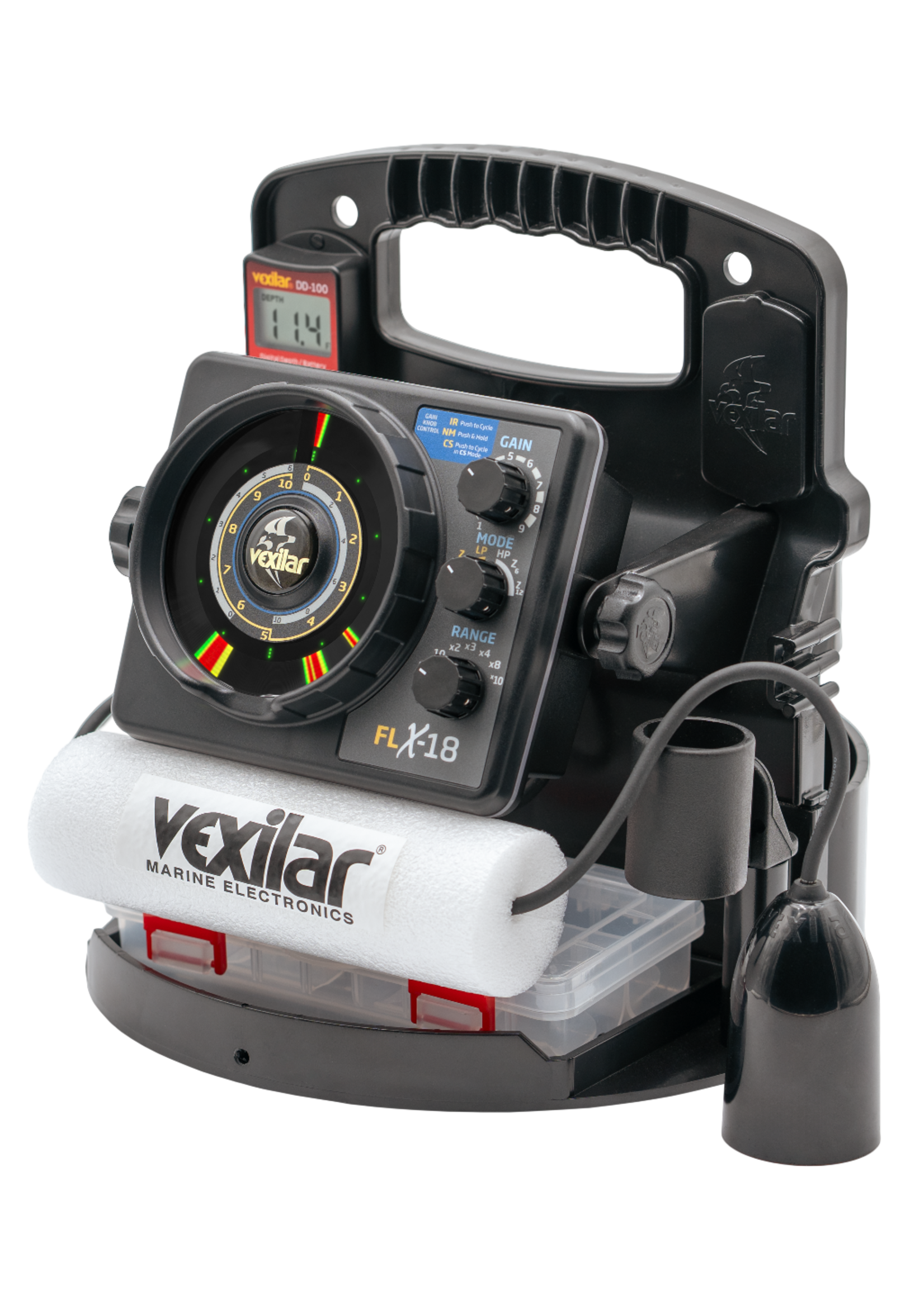 Vexilar Vexilar FLX-18 Pro Pack w/ 12 Degree Ice Ducer & DD-100