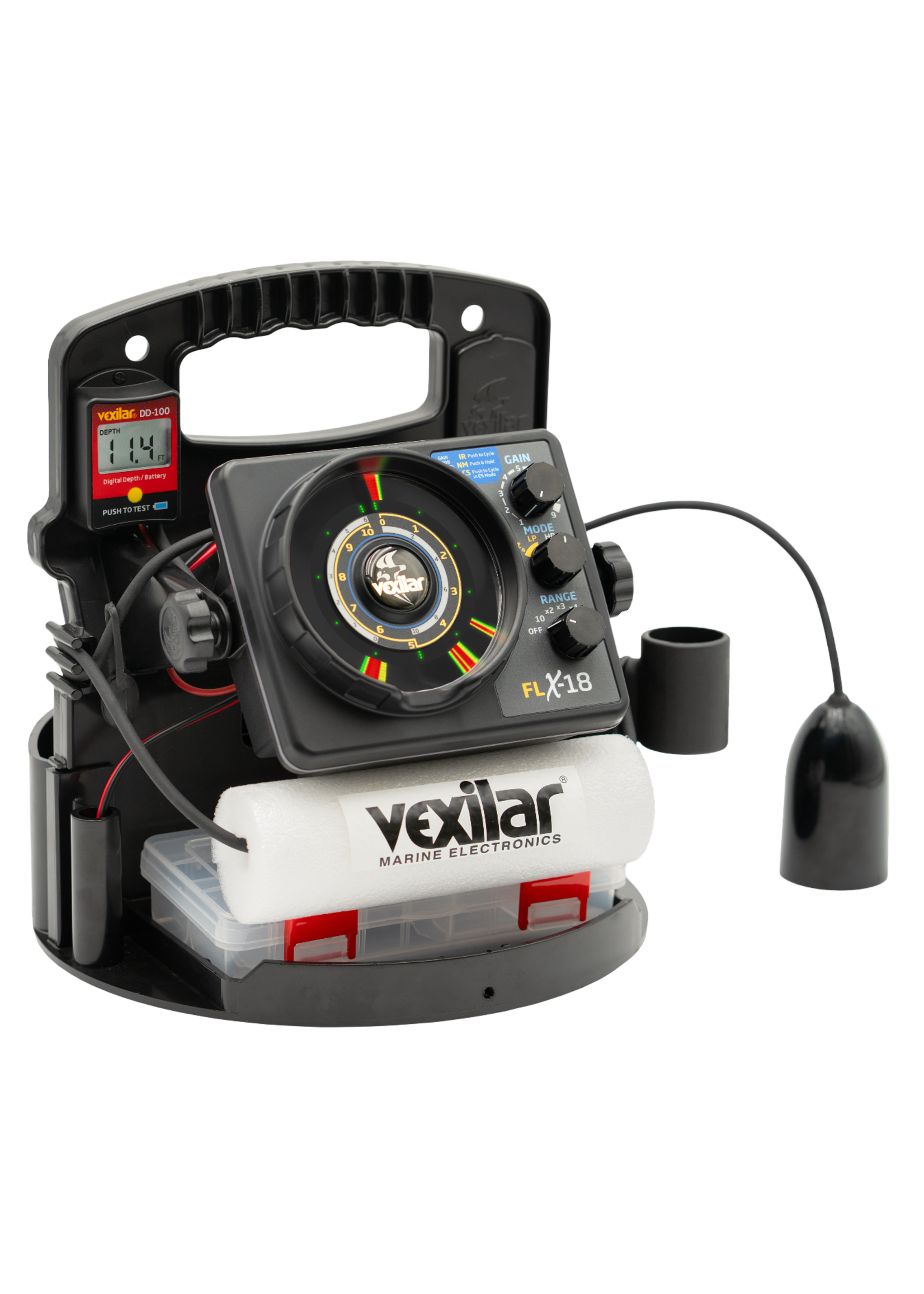 Vexilar Vexilar FLX-18 Pro Pack w/ 12 Degree Ice Ducer & DD-100