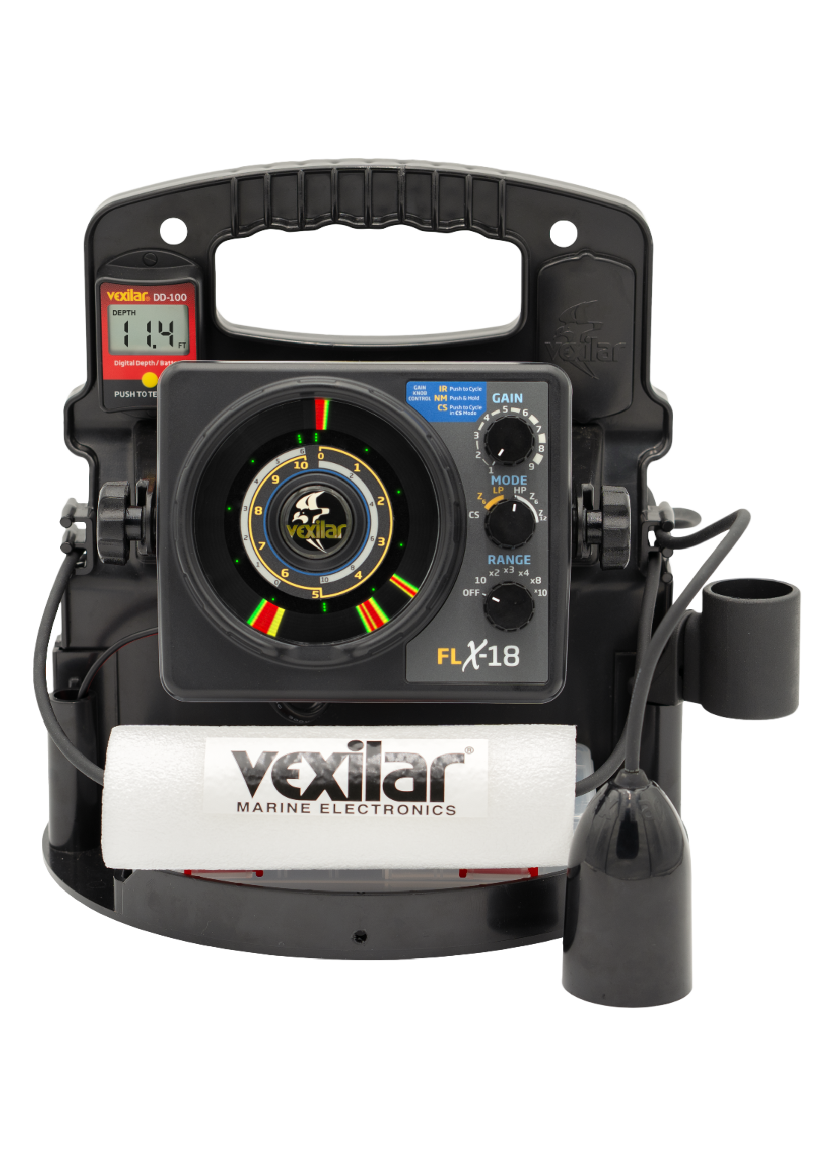 Vexilar Vexilar FLX-18 Pro Pack w/ 12 Degree Ice Ducer & DD-100
