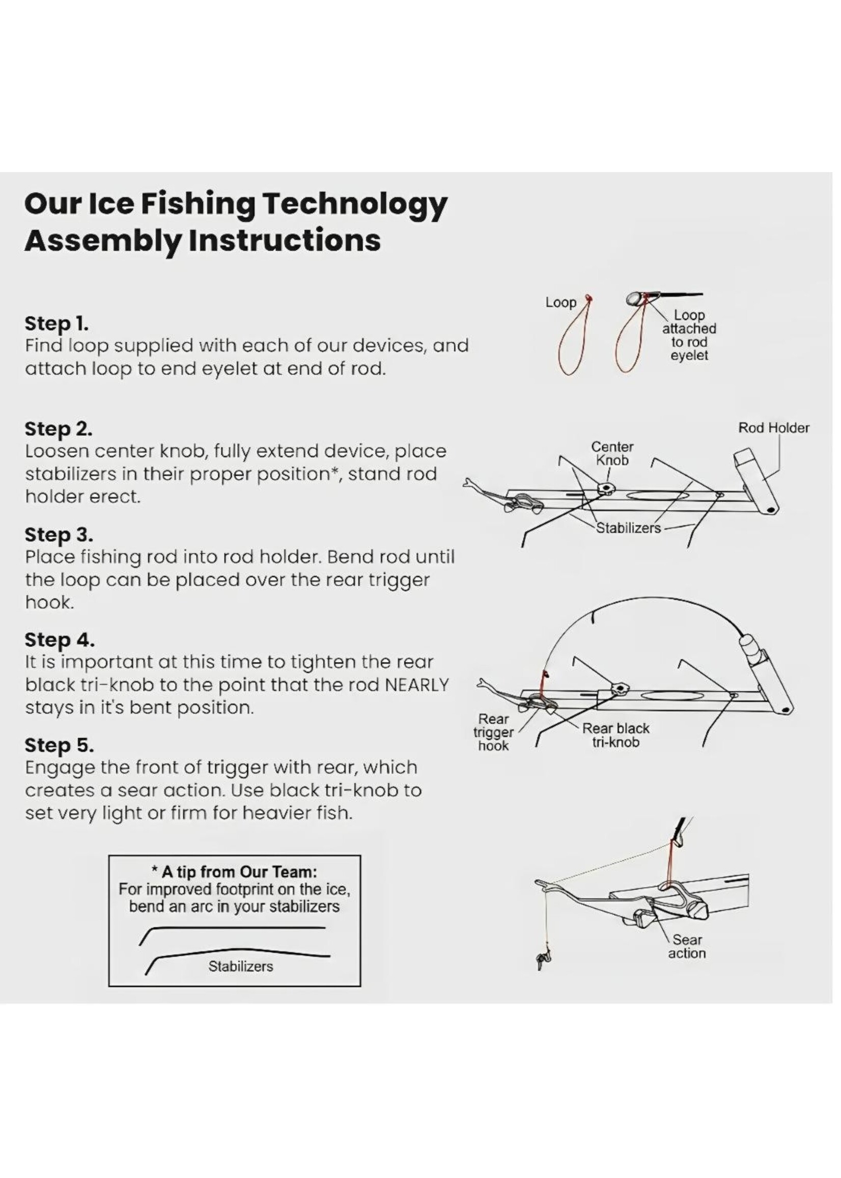 Happy Hooker Ice Fishing Happy Hooker Automatic Fish Hooking Device