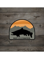 Rep Your Water RepYourWater Backcountry Trout Sticker