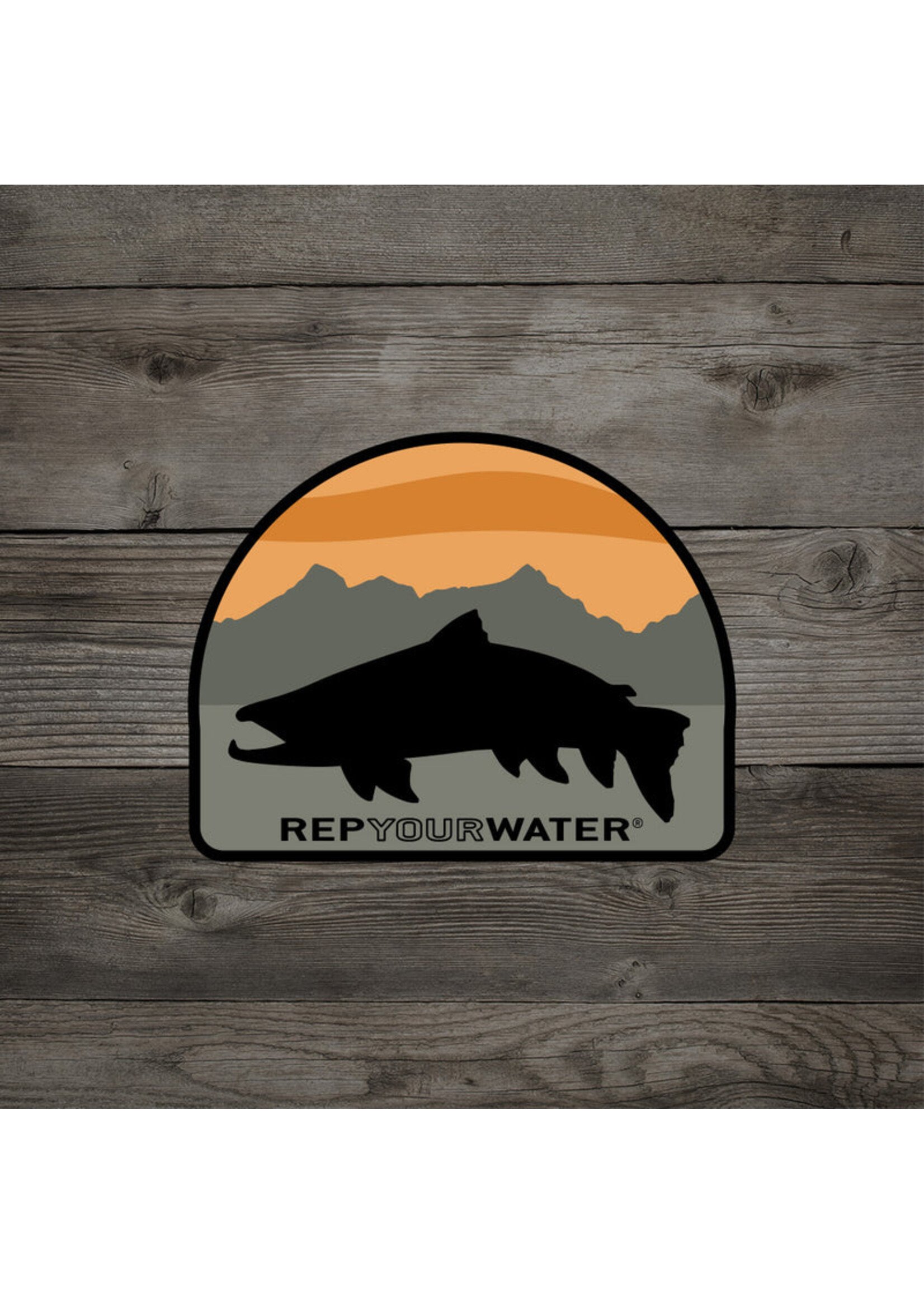 Rep Your Water RepYourWater Backcountry Trout Sticker