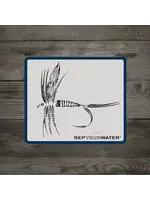 Rep Your Water RepYourWater  Feather Dry Fly Sticker
