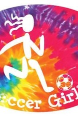 Soccer Girl Magnet - Tie Dye