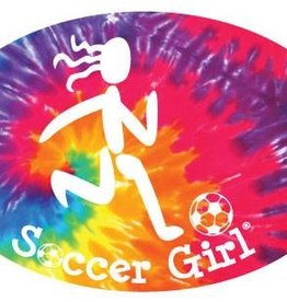Soccer Girl Magnet - Tie Dye