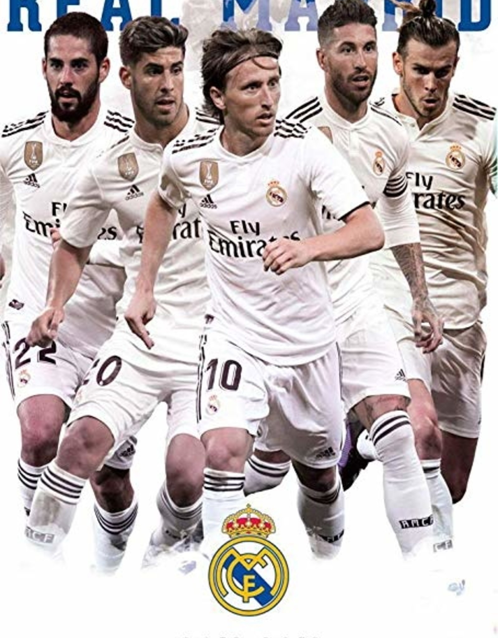 Real Madrid Players Poster with Frame