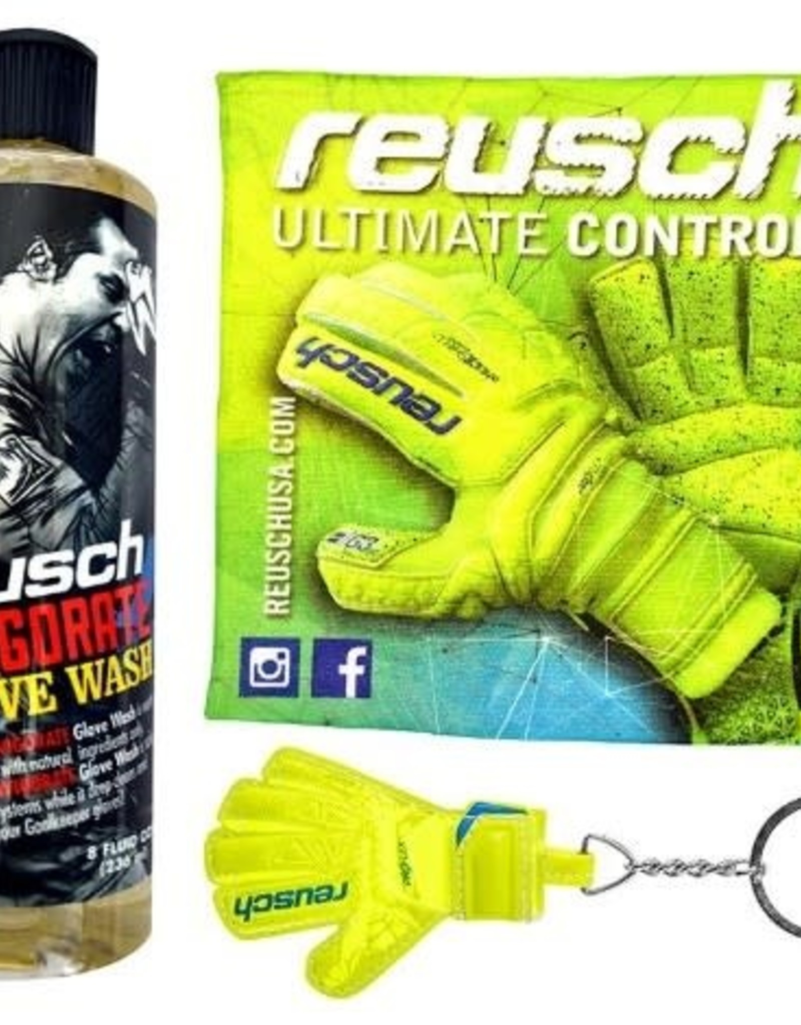 Reusch Reusch Rejuvenator Glove Wash, Towel & Keychain