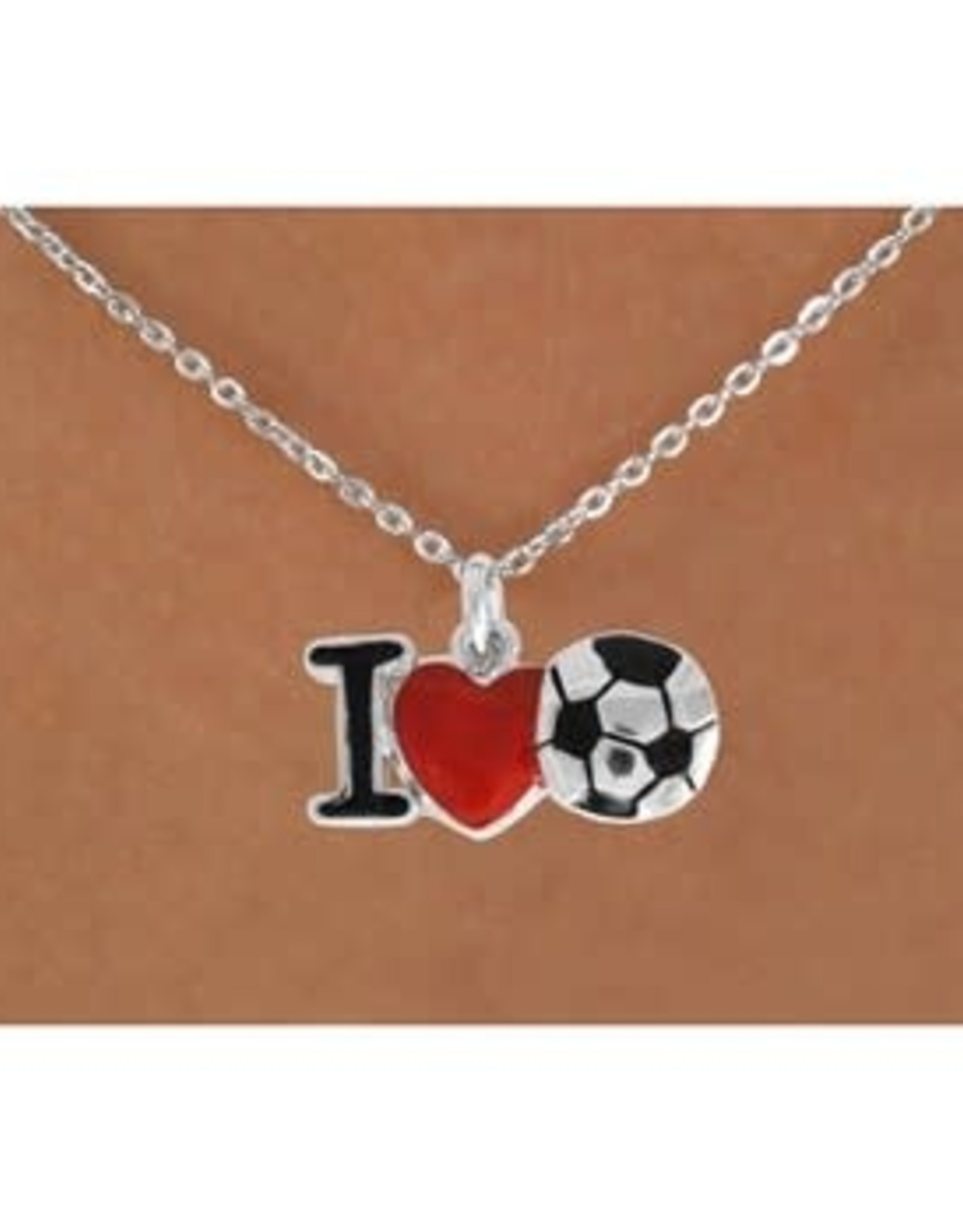 I Heart Soccer Necklace