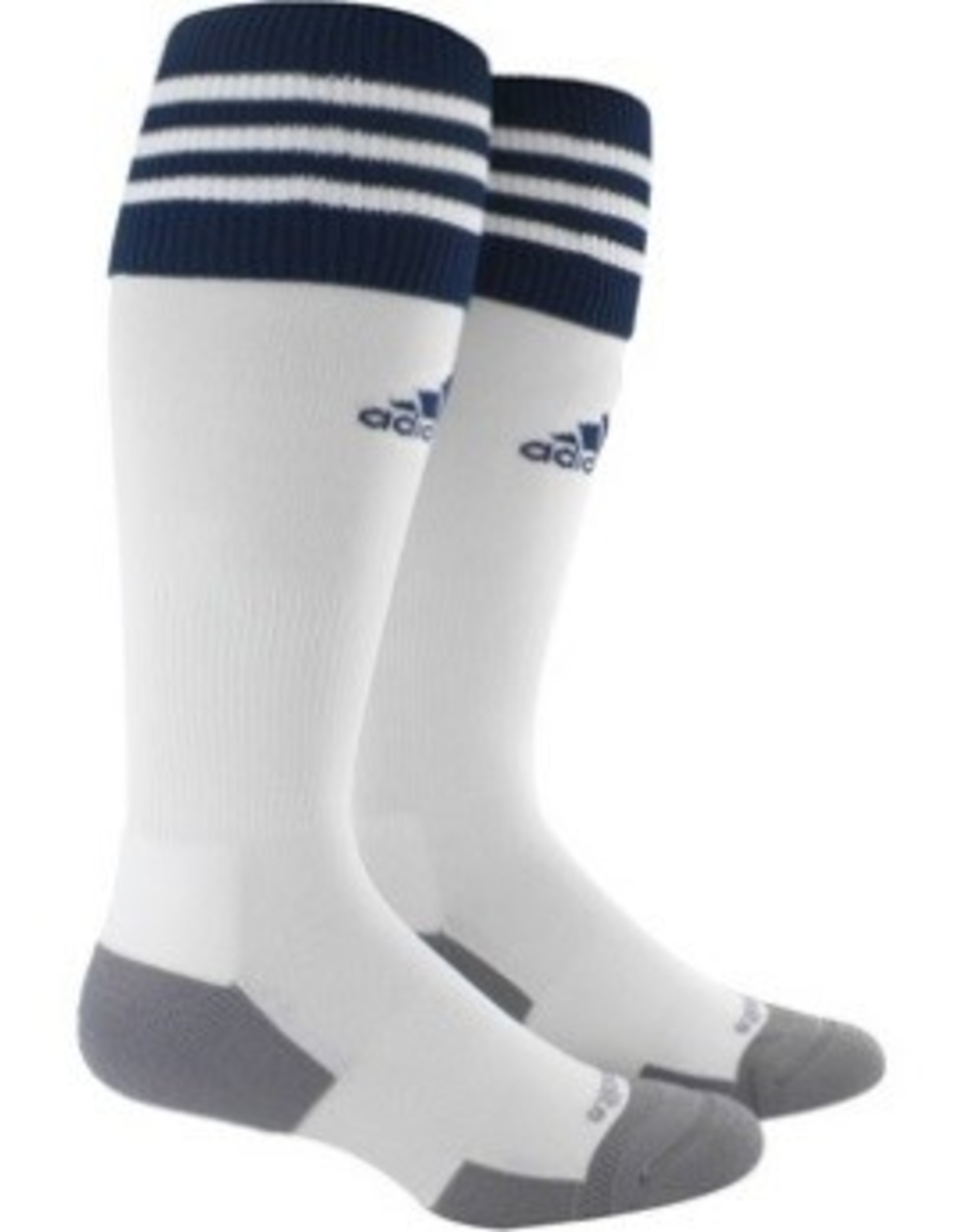 Adidas Adidas Copa Zone 11 Socks White w/Navy 7-8.5 size