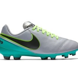 Nike Nike Tiempo Legend VI FG - Youth Wolf Grey/Black 5.5