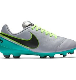 Nike Nike Tiempo Legend VI FG - Youth Wolf Grey/Black 4.5