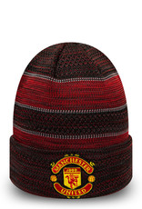 Manchester United Red & Black New Era Knit Beanie