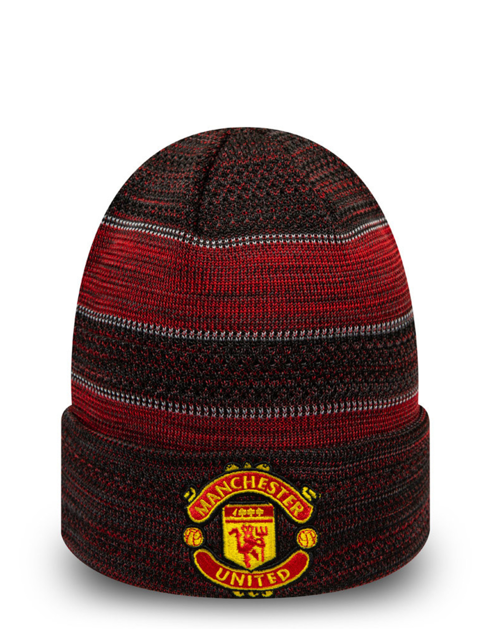 Manchester United Red & Black New Era Knit Beanie