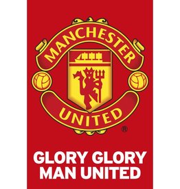 Manchester United Glory Team Crest Poster