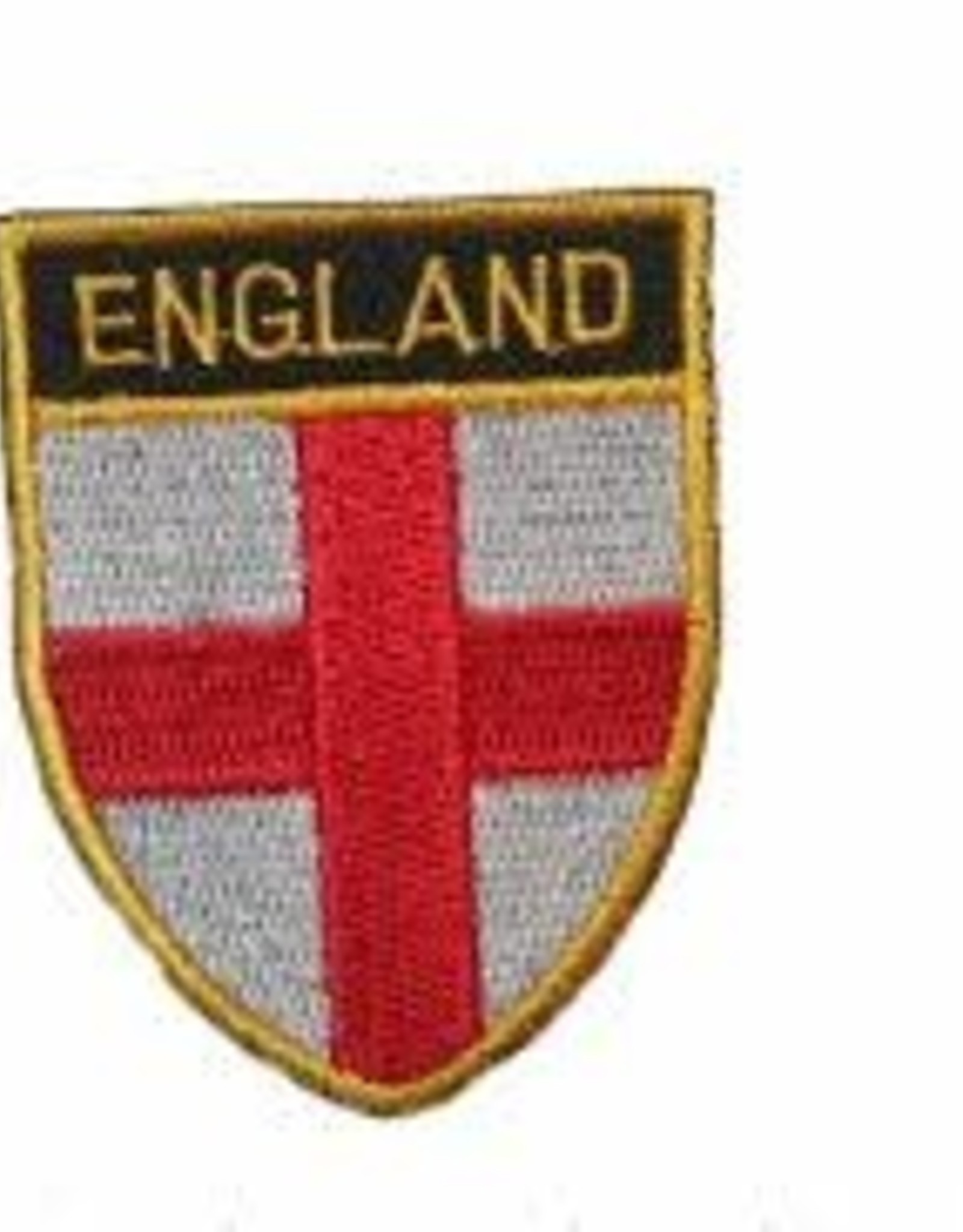 England Patch Gold/Red