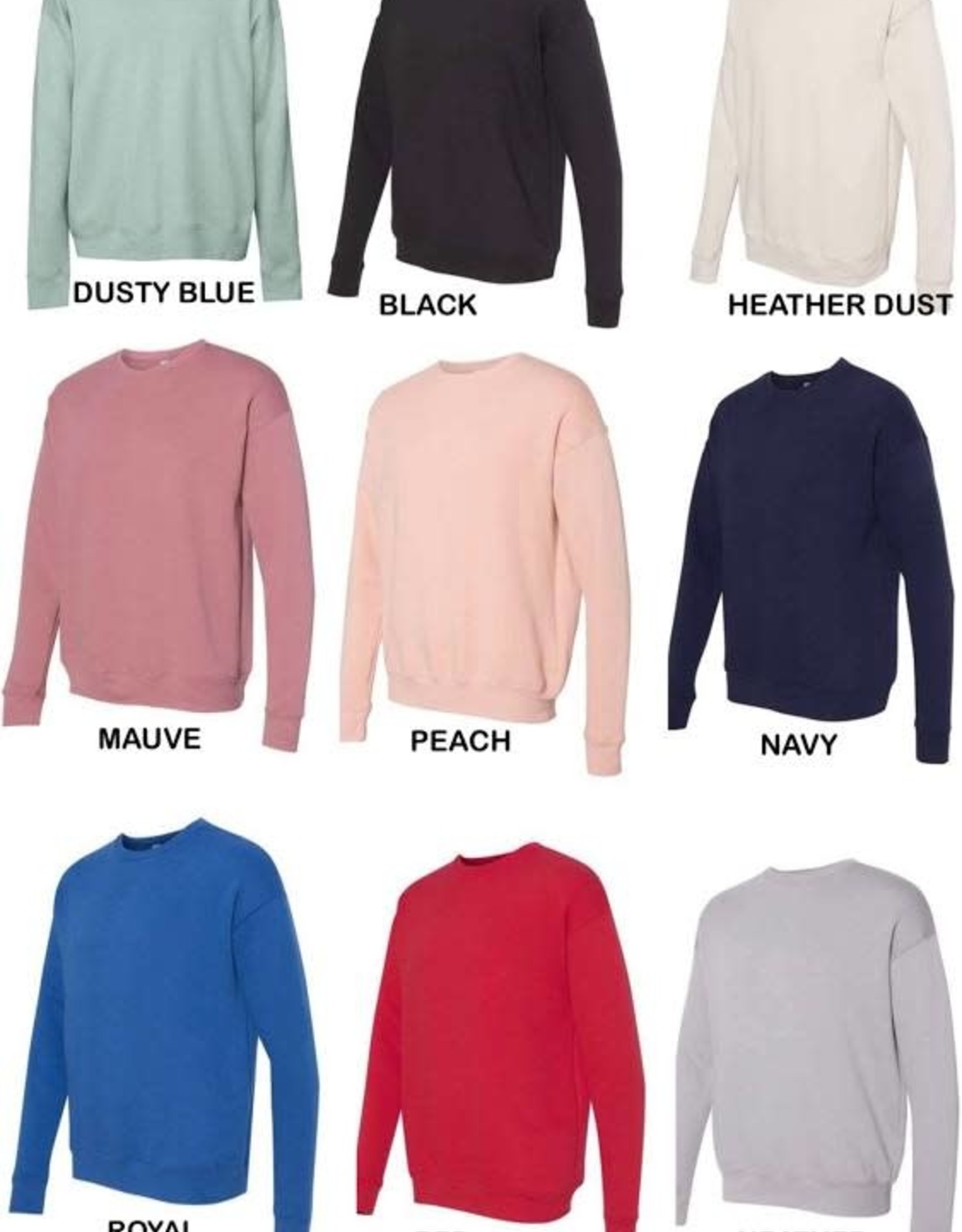 Bella Canvas Bella Canvas Unisex Sponge Fleece Drop Shoulder Sweatshirt