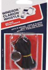 Winson Windsor Clarion Whistle Metal and Soft Woven Lanyard