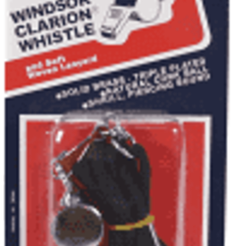 Winson Windsor Clarion Whistle Metal and Soft Woven Lanyard