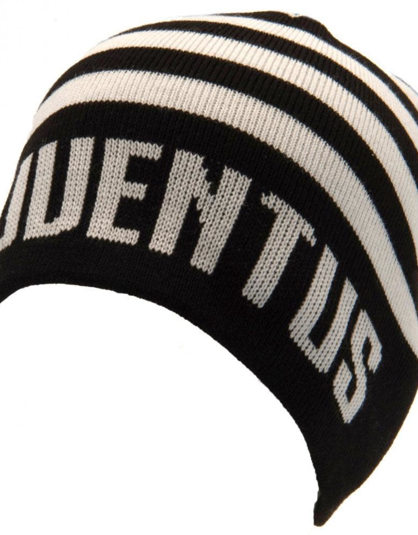 Juventus Blk/White Stripe Beanie