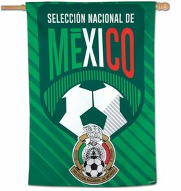 Mexican National Soccer Vertical Flag