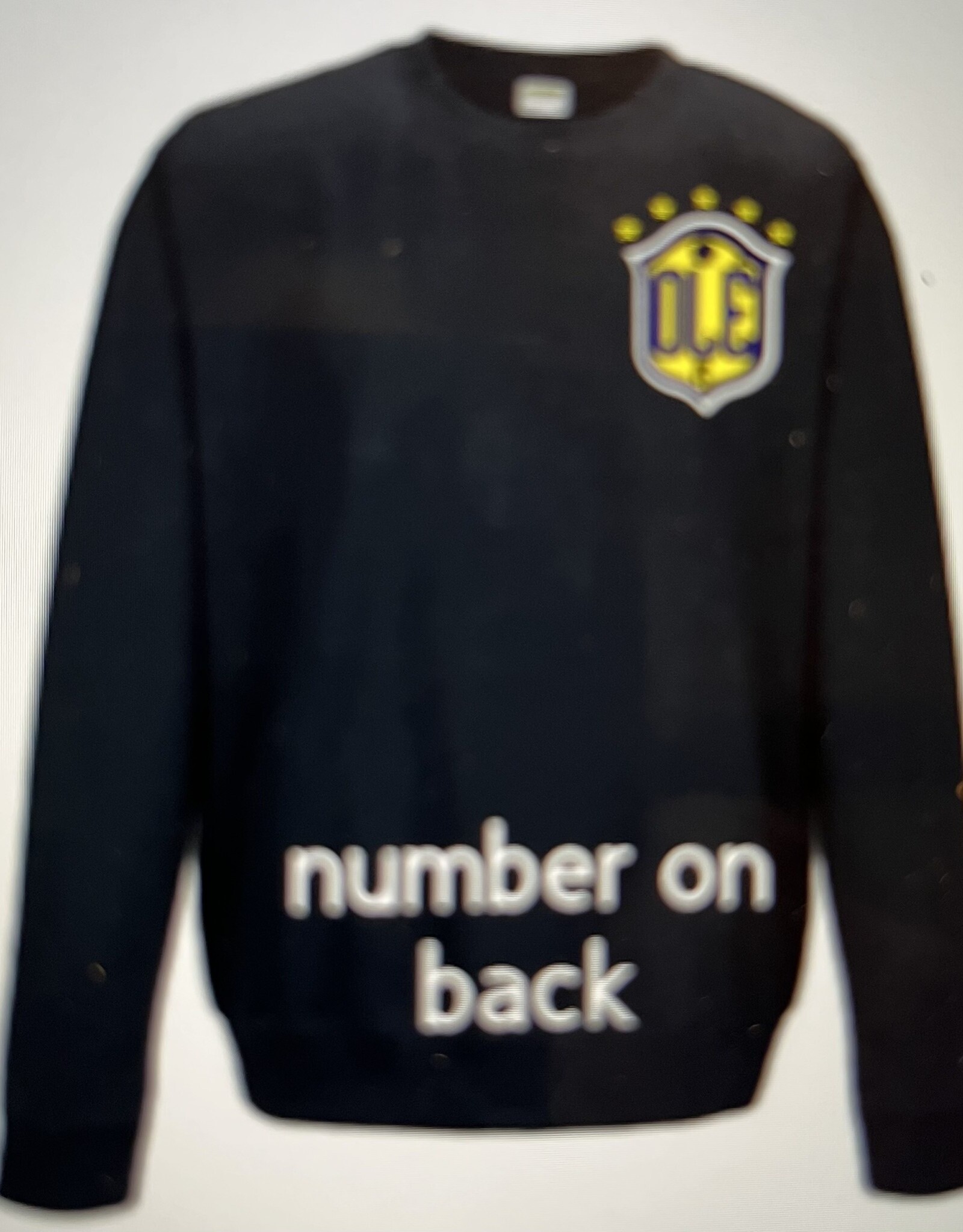 Soccer Ole' Players Sweatshirt with Logo and Number