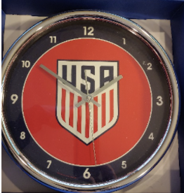 wincraft USA Soccer Chorme  Clock