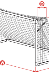 Kwik Goal Kwik Goal 8'H x 24'W x 4'D x 10'B Soccer Net