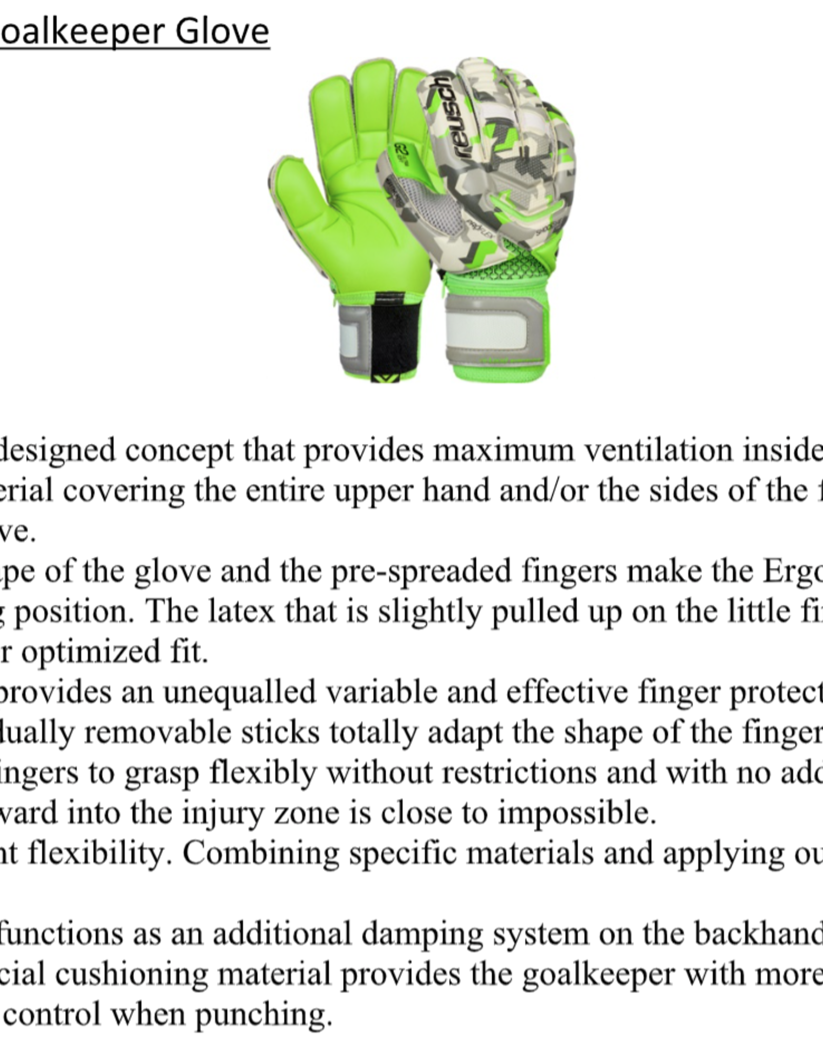 Reusch Re: Load Deluxe OT Goalkeeper Glove