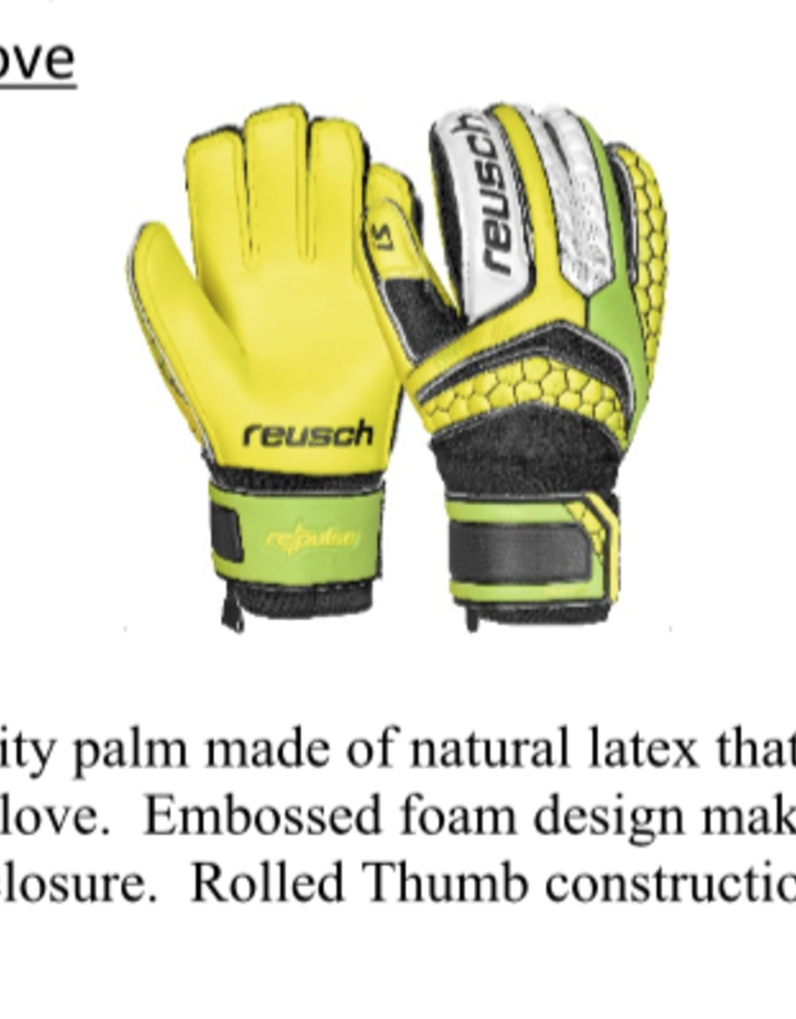 Reusch Reusch Jr  Pulse Prime S1 Goalkeeper Glove