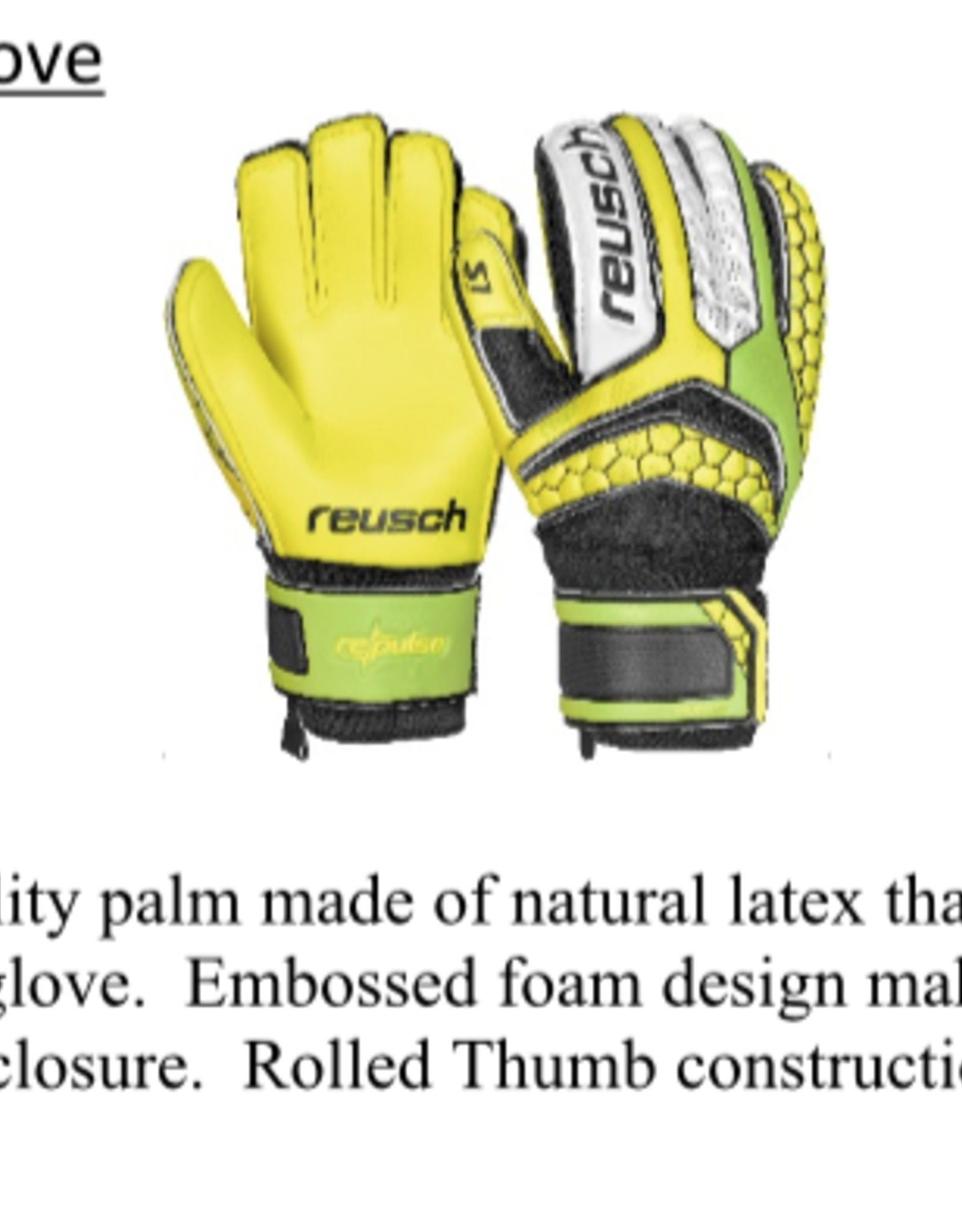 Reusch Reusch Jr  Pulse Prime S1 Goalkeeper Glove