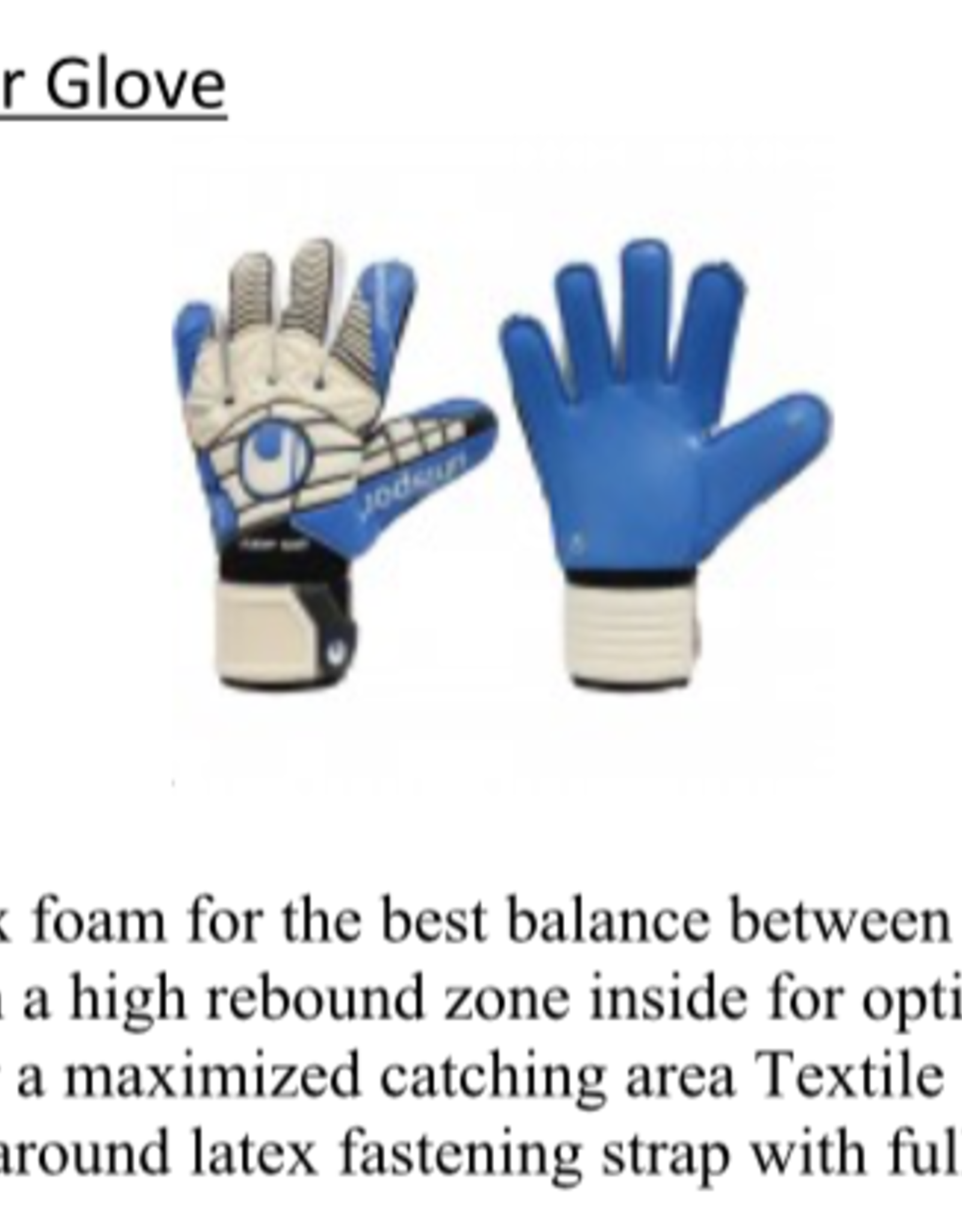 Uhlsport Uhlsport Eliminator Supersoft Goalkeeper Glove