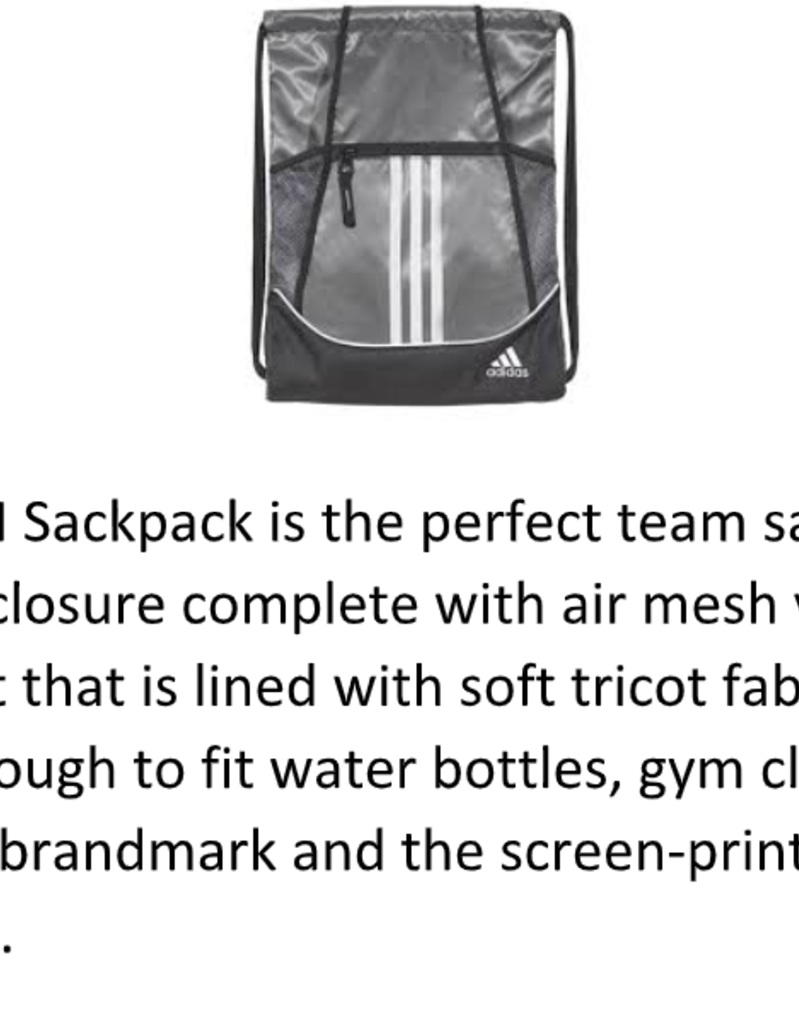 Adidas Adidas Alliance II Sackpack