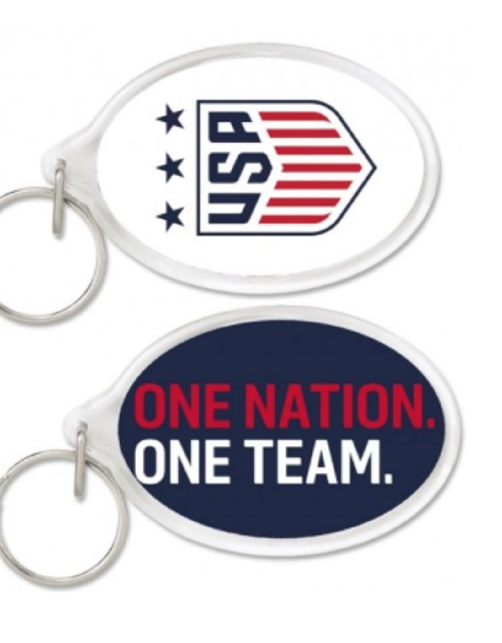 wincarft US Soccer White Keychain