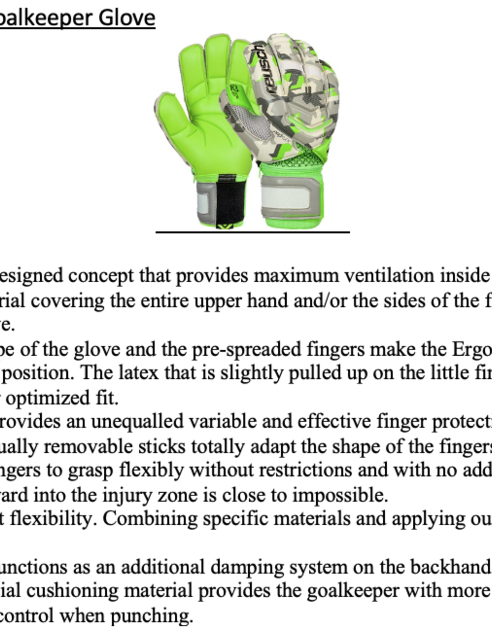 Reusch Reusch Re:load Deluxe G2 Ortho-Tec