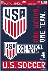 wincarft USA Soccer M-Use Decal