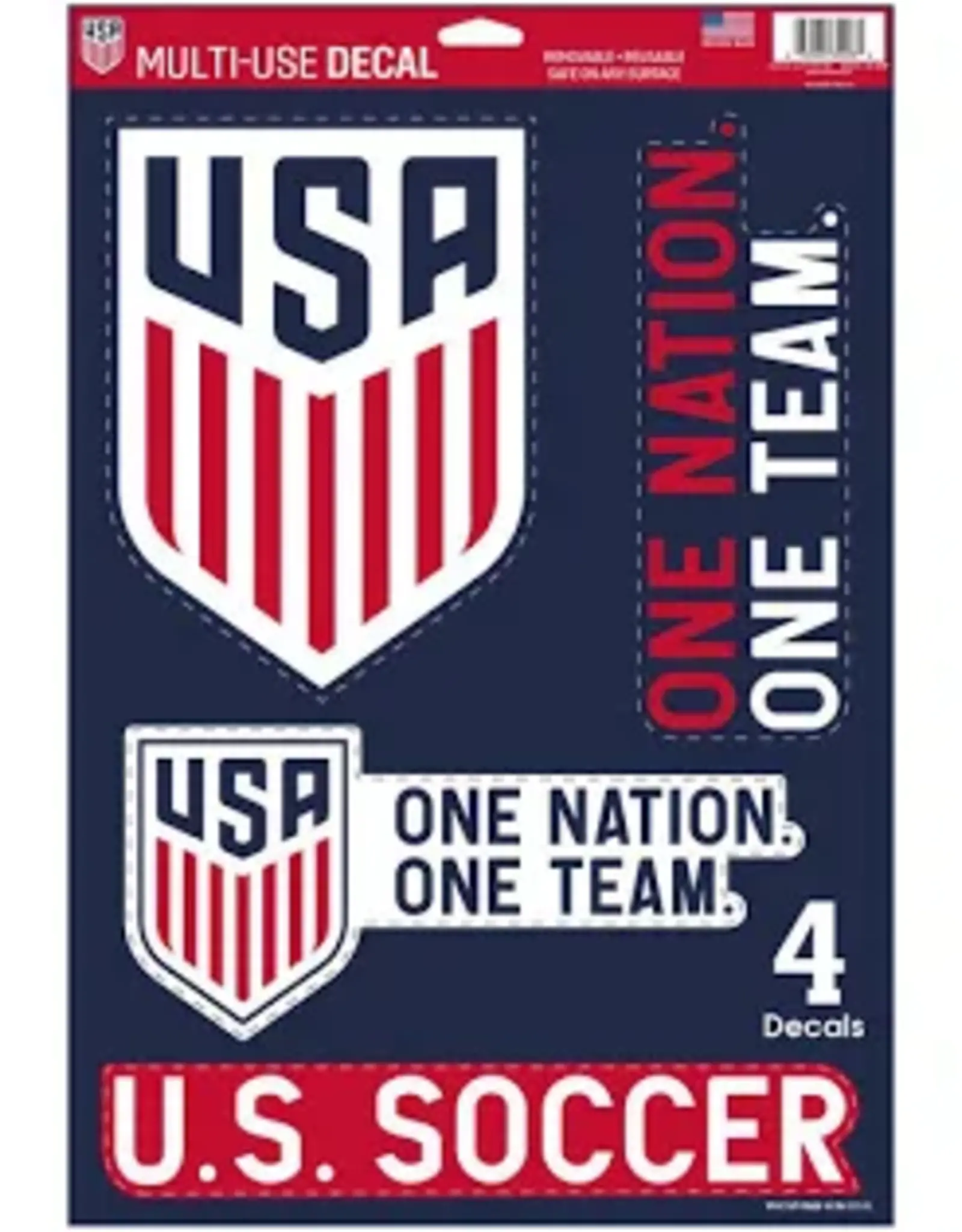 wincarft USA Soccer M-Use Decal