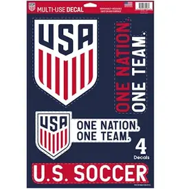 wincarft USA Soccer M-Use Decal