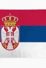 Serbia 3x5ft Poly Flag