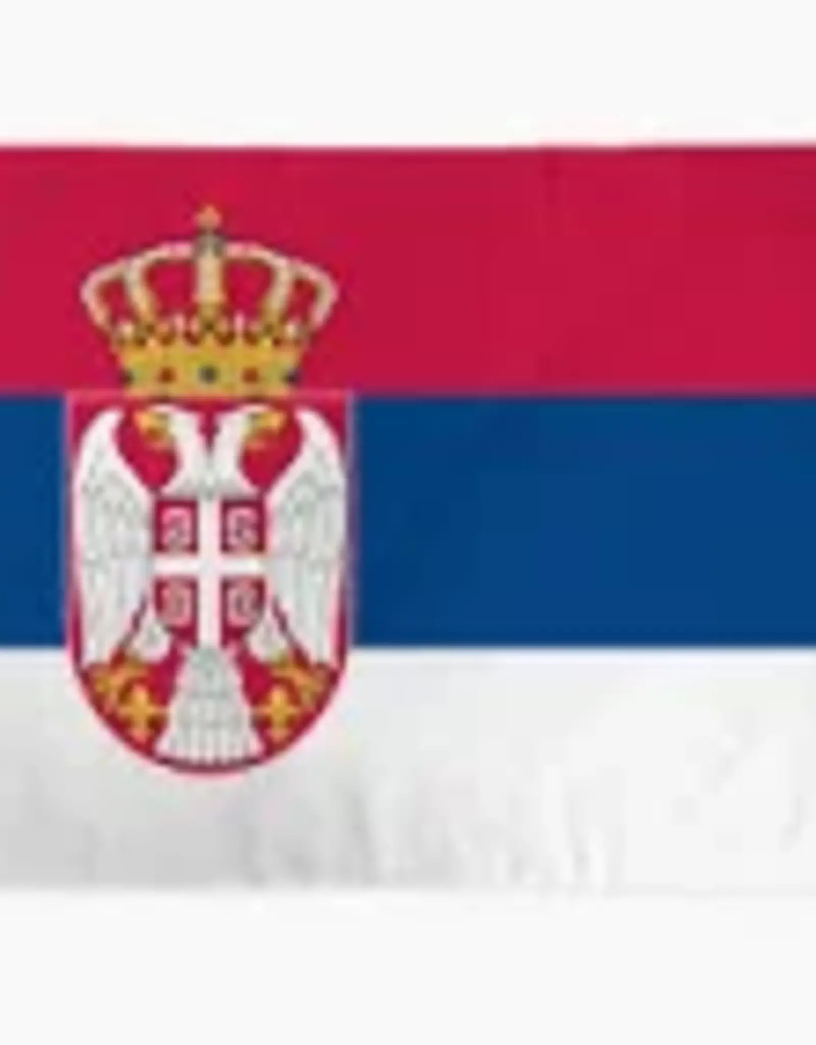 Serbia 3x5ft Poly Flag