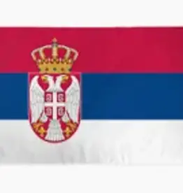 Serbia 3x5ft Poly Flag