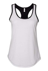 Ideal T by Next Level Ideal T By Next Level Tank Tops White/Black Women X Large