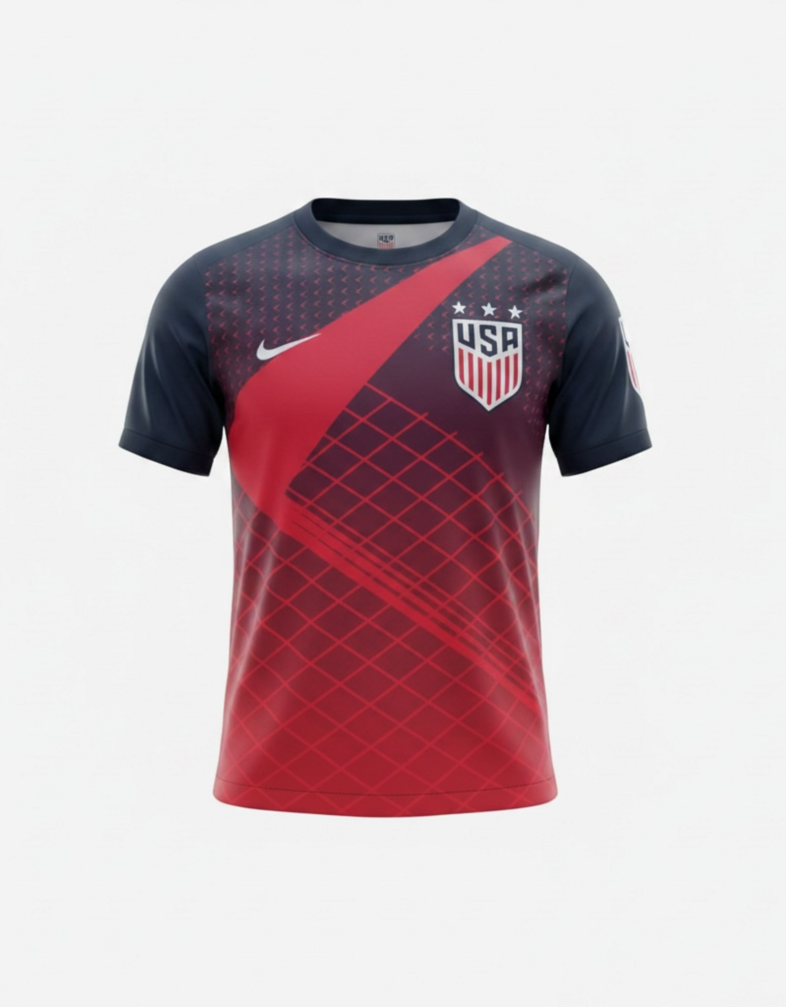 USA Jersey Chest USA Flag Logo