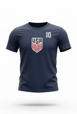 USA Jersey Chest USA Flag Logo