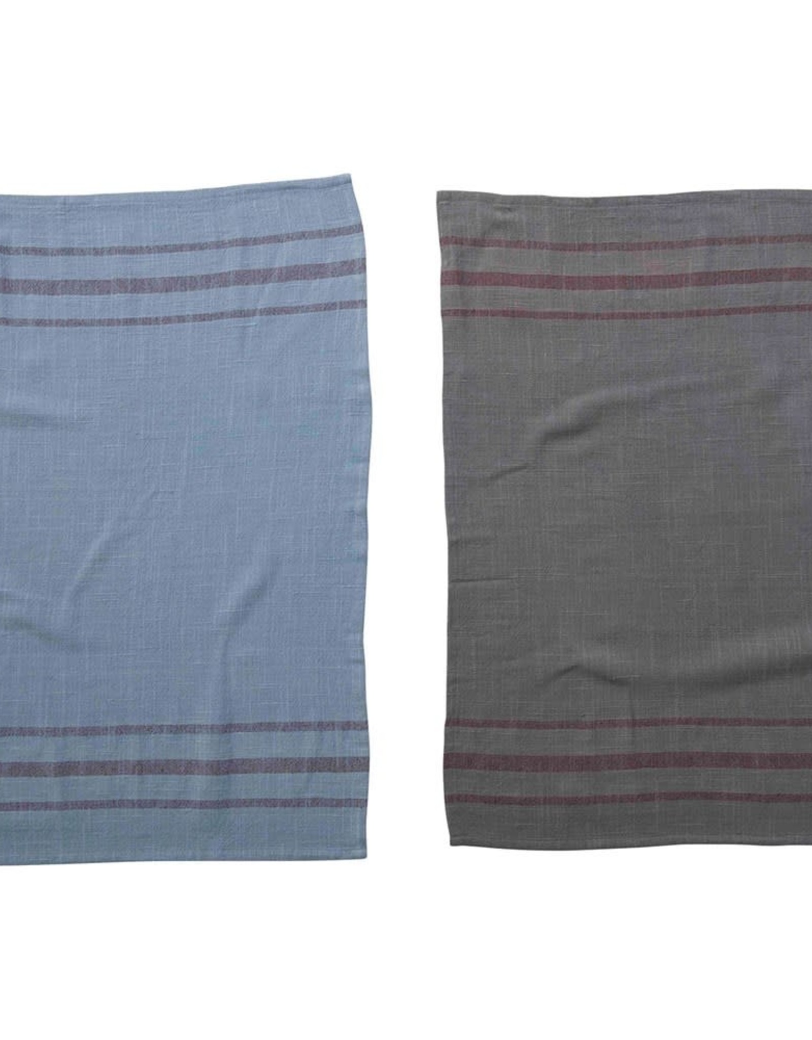 Overdyed Striped Tea Towel Stay Forever