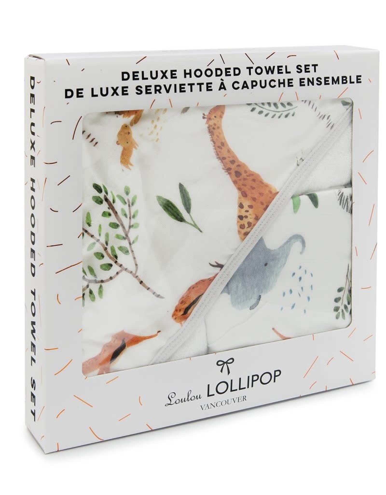 loulou lollipop hooded towel