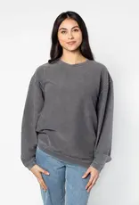 Lili Lu Super Soft Corded Crew Sweatshirt